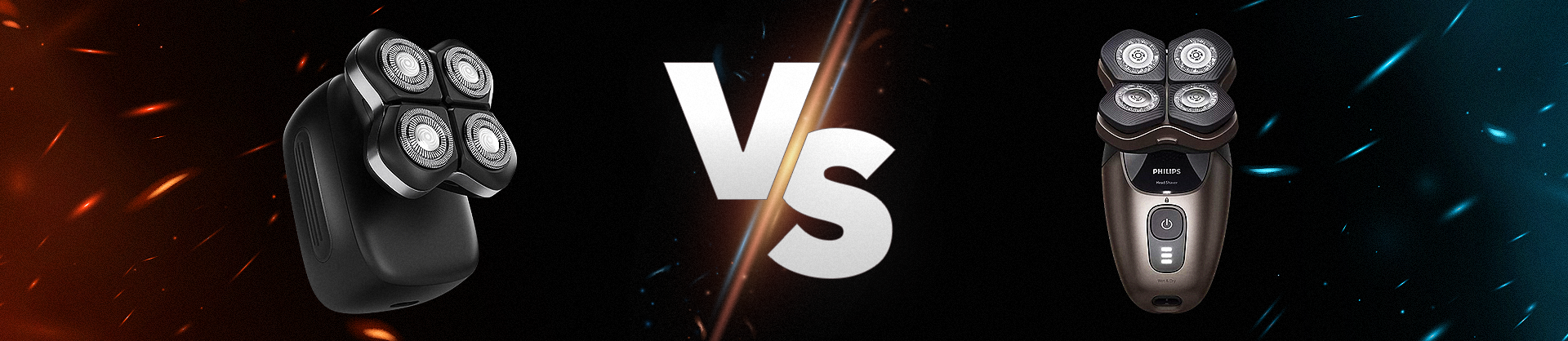 Freebird FlexSeries Pro vs. Philips Norelco Head Shaver Pro