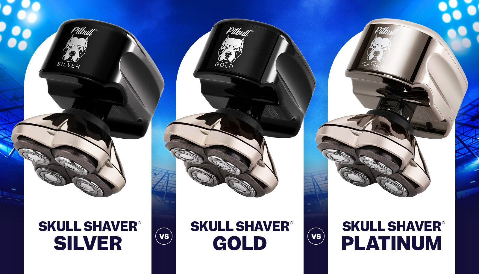 Skull Shaver Silver vs Gold vs Platinum
