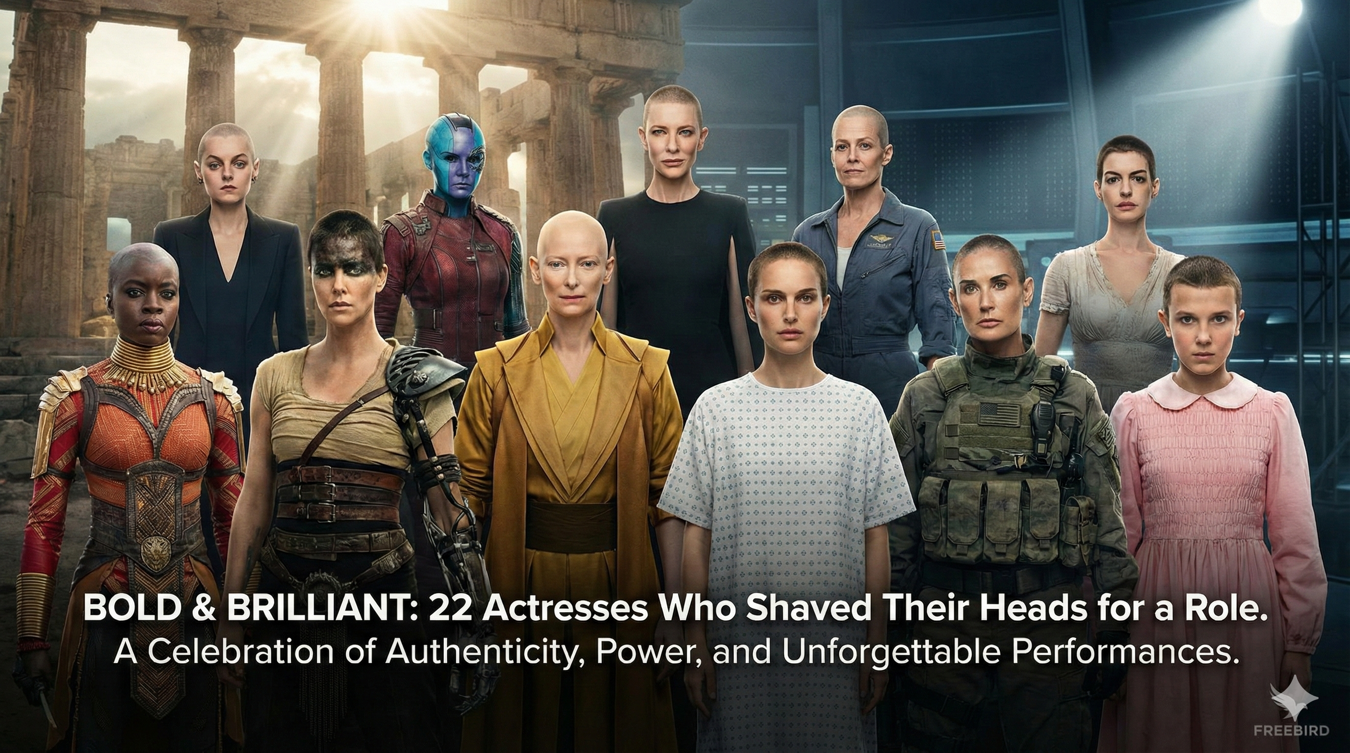 22 Actresses Who Shaved Their Heads For a Role