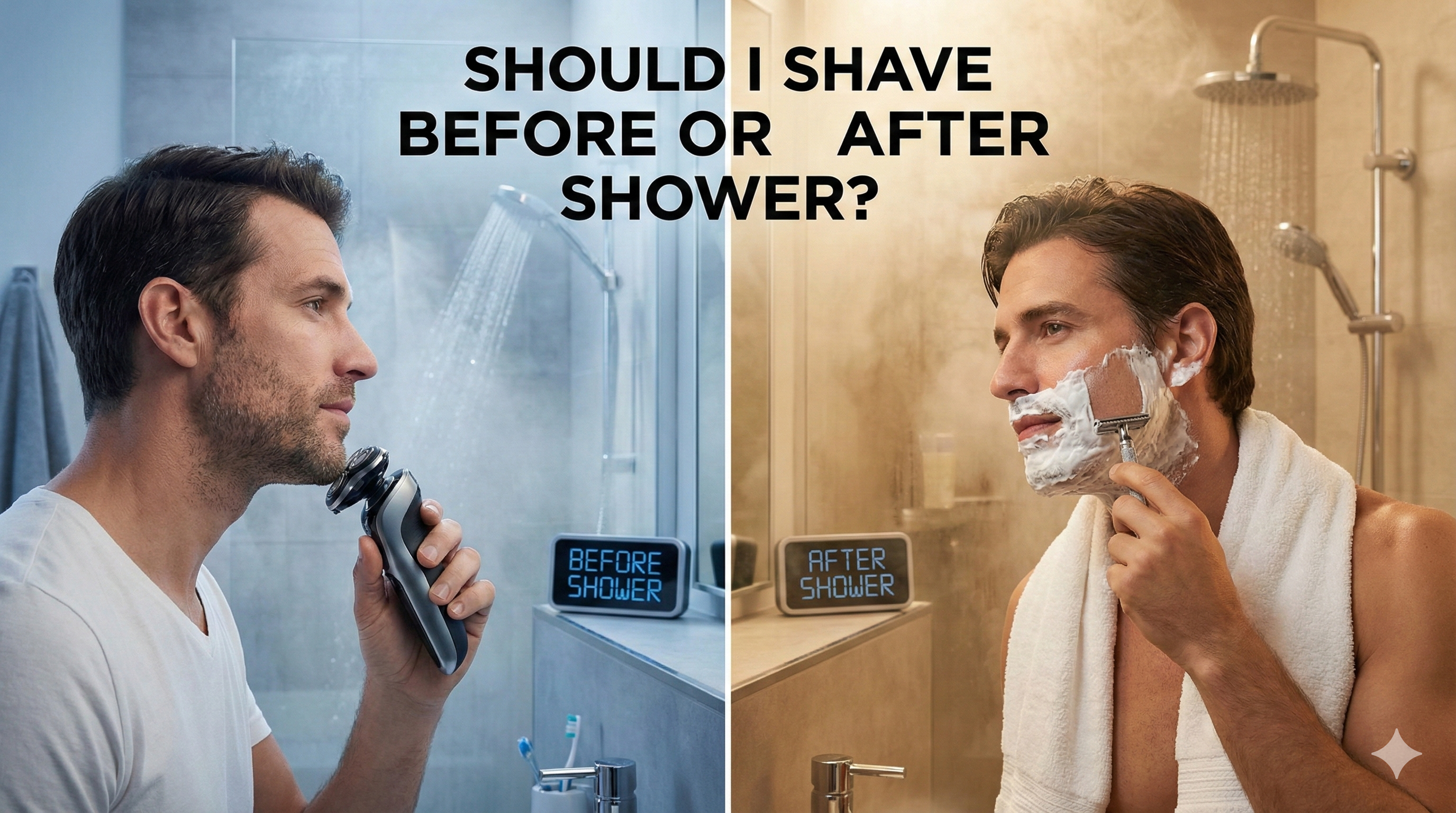 Should I Shave Before or After Shower?