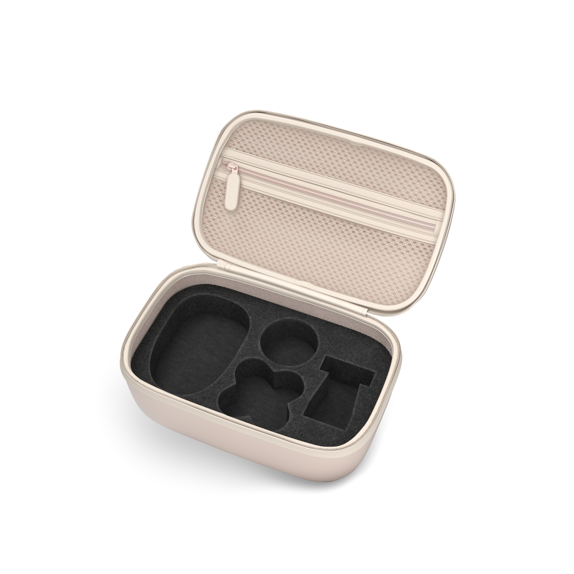 The Freebird FlexSeries® Travel Case For Women has custom foam inserts and a mesh pocket, ideal for clipper guard storage.
