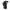 Close-up of a black electric razor head attachment with a comb guide on a black background.