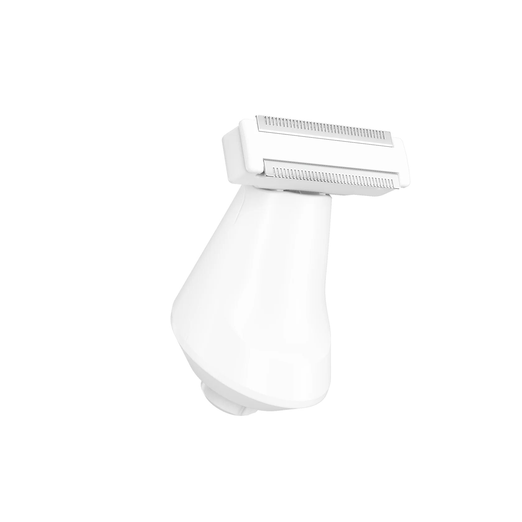 The Freebird FlexSeries® Precision Body Trimmer features a white double-blade head, perfect for precise grooming and sensitive areas.