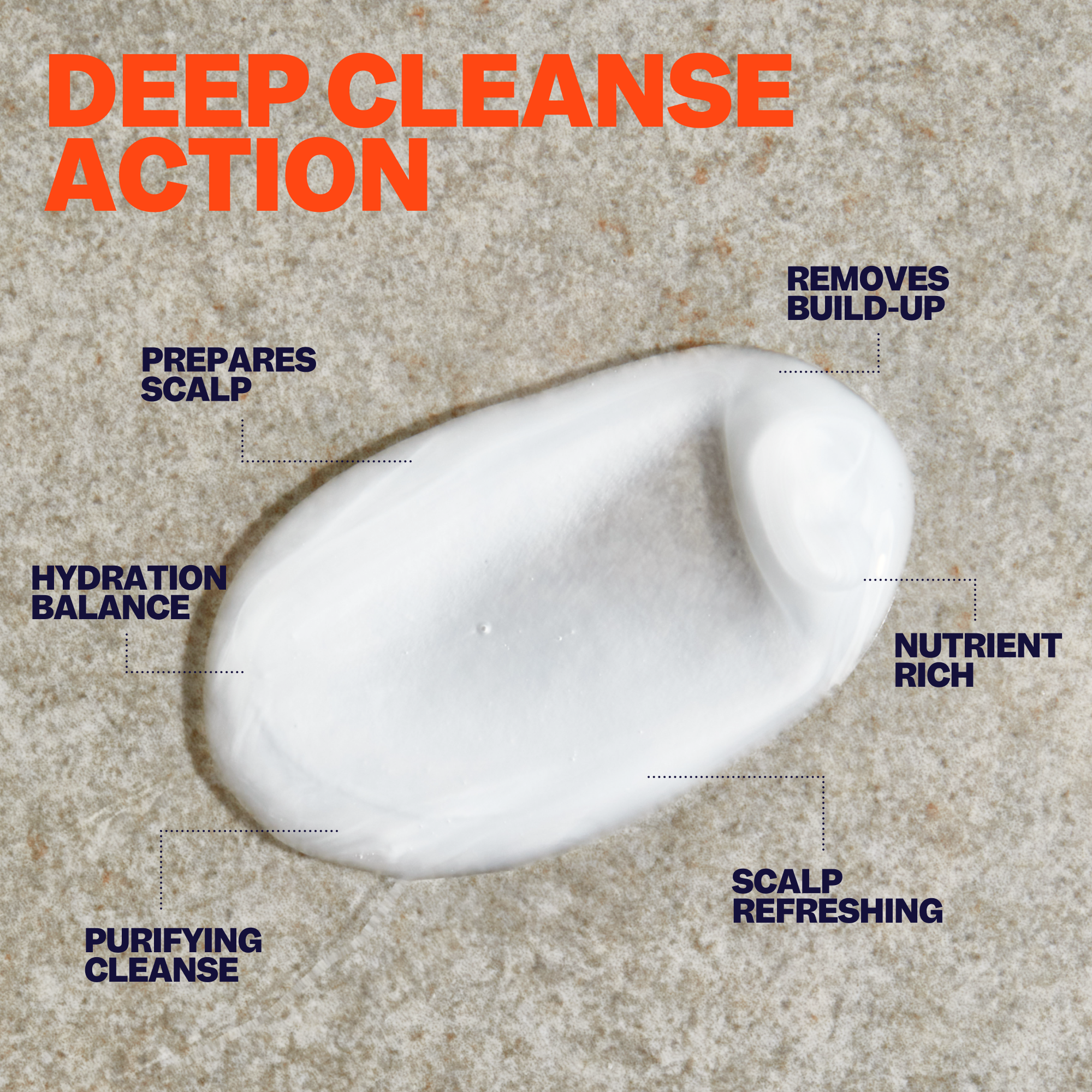 Freebirds Detoxifying Bald Head Cleanser: a nutrient-rich white cream for a deep cleanse and refreshing detox, purifying and removing build-up.