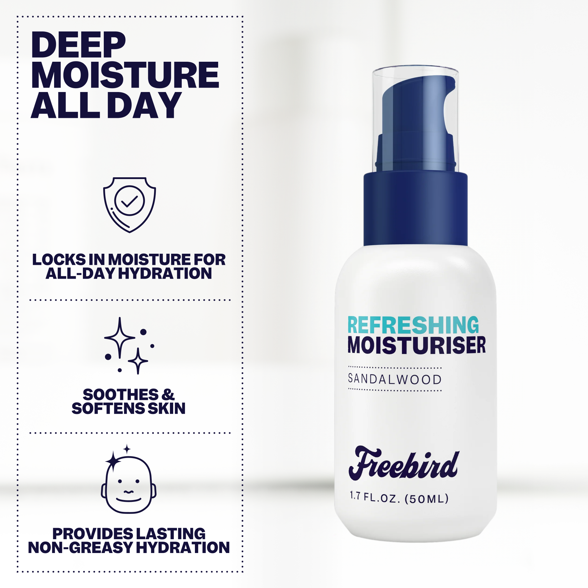 The Freebird Refreshing Scalp Moisturizer delivers a rejuvenating scent and provides all-day hydration, making it ideal for aging skin.