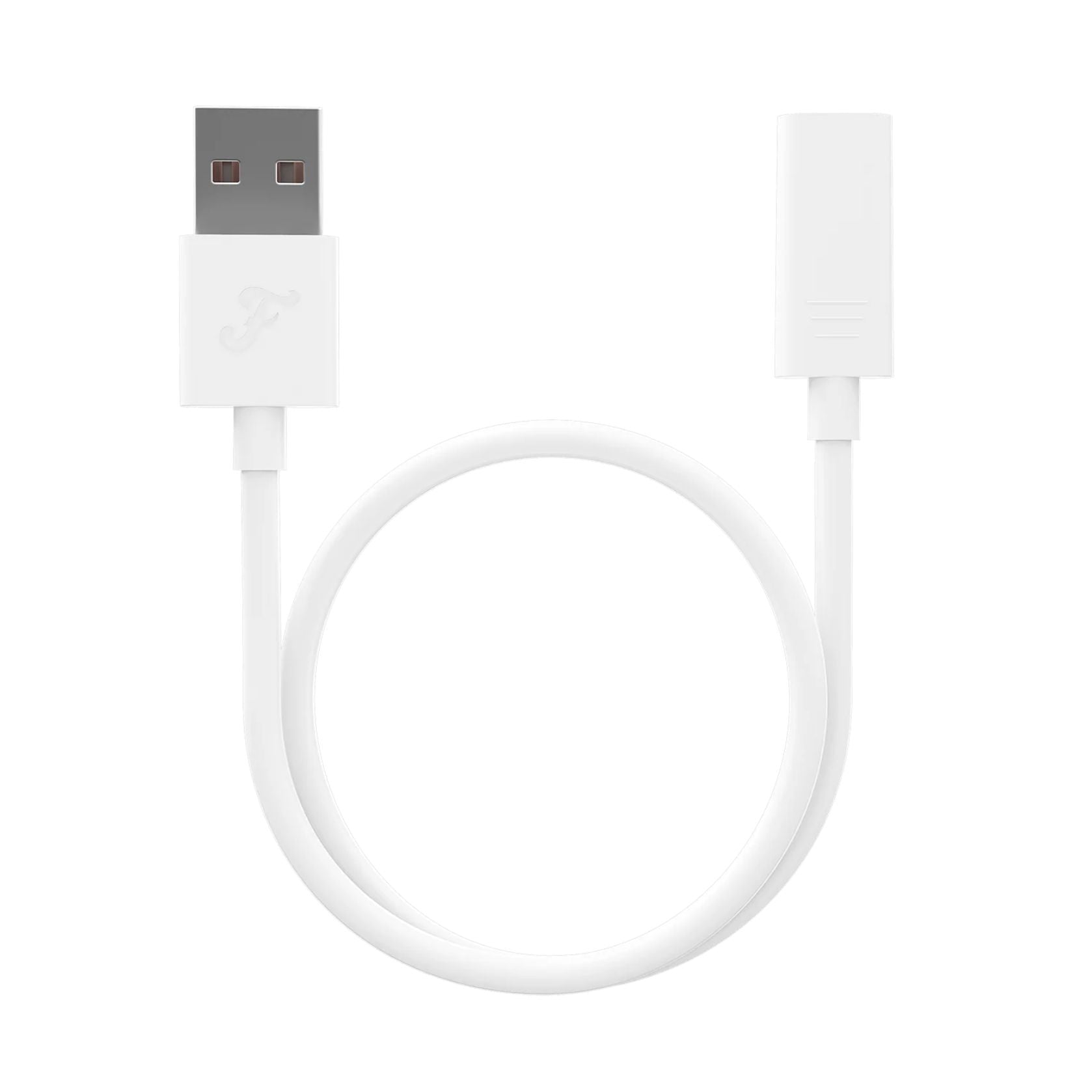 Freebird FlexSeries® USB Charging Cable for Women with USB-A plug and USB-A port.