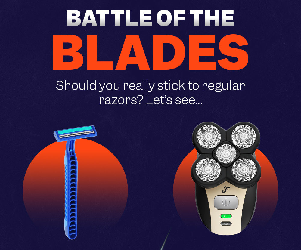 Why an Electric Head Shaver is Better Than a Razor