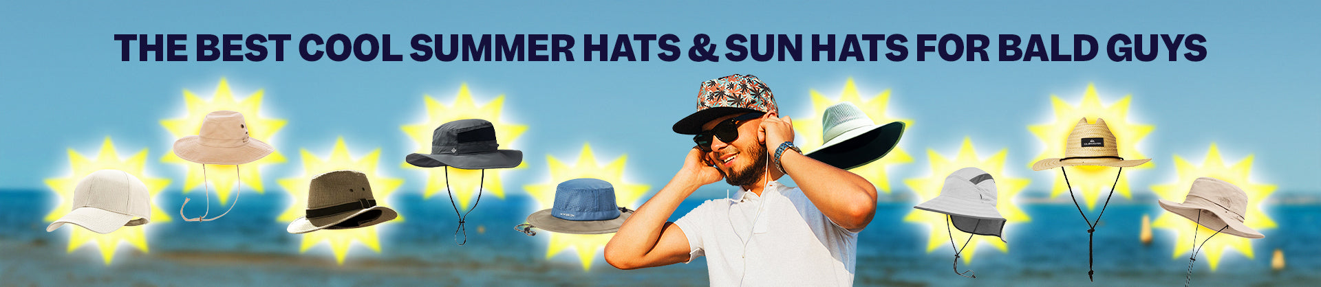 The Best Cool Summer Hats & Sun Hats for Bald Guys