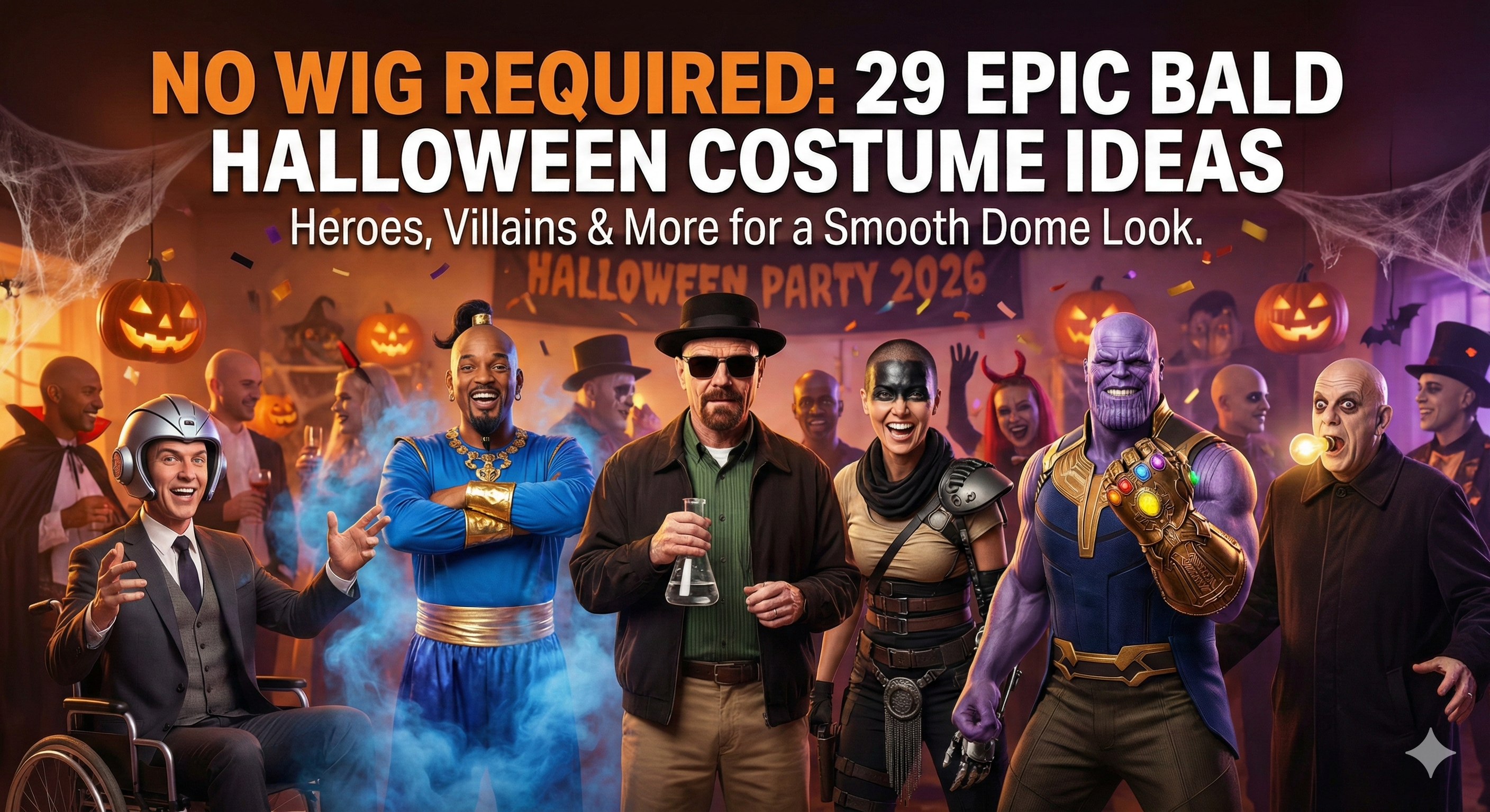 29 Best Bald Halloween Costumes in 2026