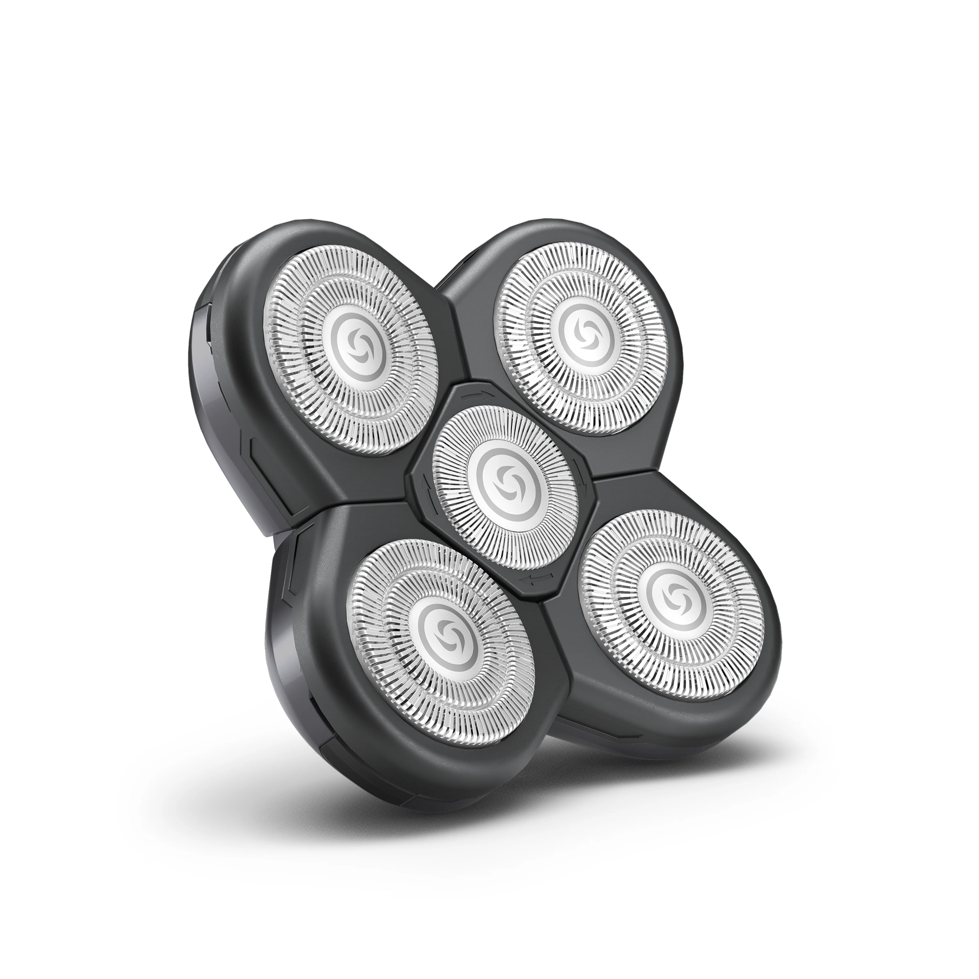 The Freebird FlexSeries® Blade Refill is a detachable four-head shaver attachment with silver blades and ScalpSafe Technology.