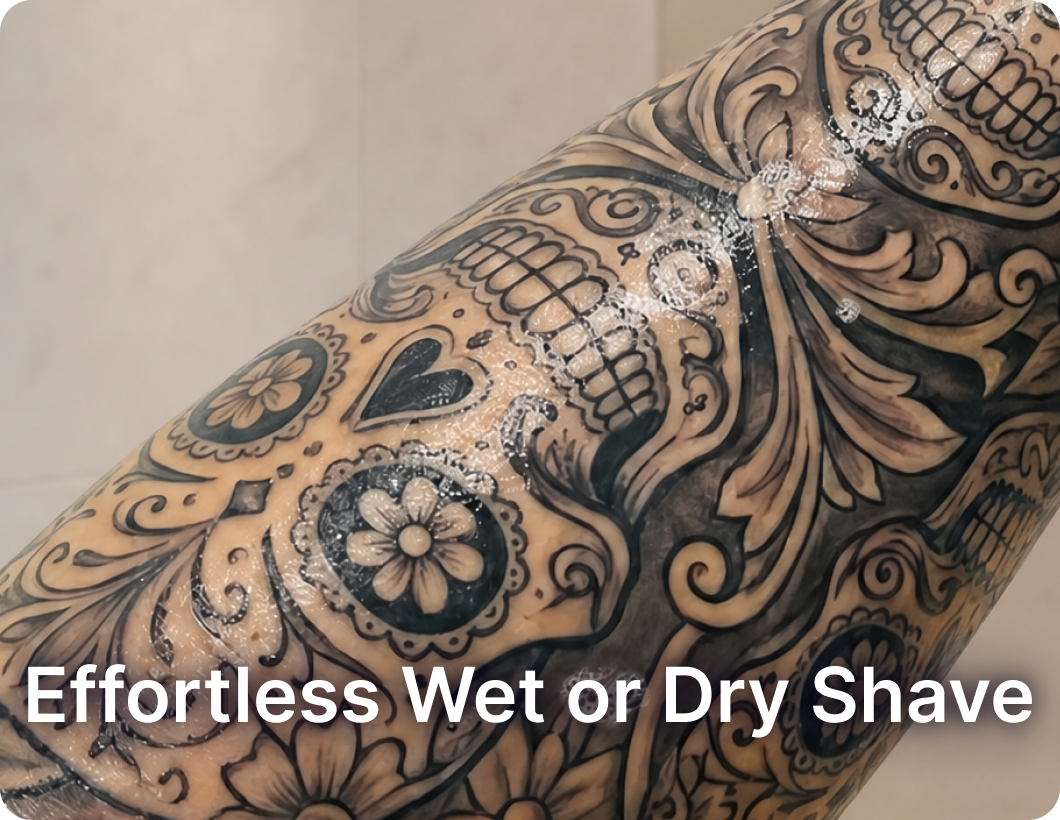 Works wet or dry - even over freshly healed in
