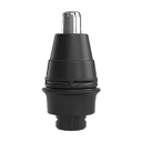 Freebird Nose & Ear Hair Trimmer attachment in black and silver offers painless trimming on a plain light background.