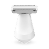  Freebird Precision Body Trimmer attachment with flat head for a comfortable shave, shown on a gray background. 